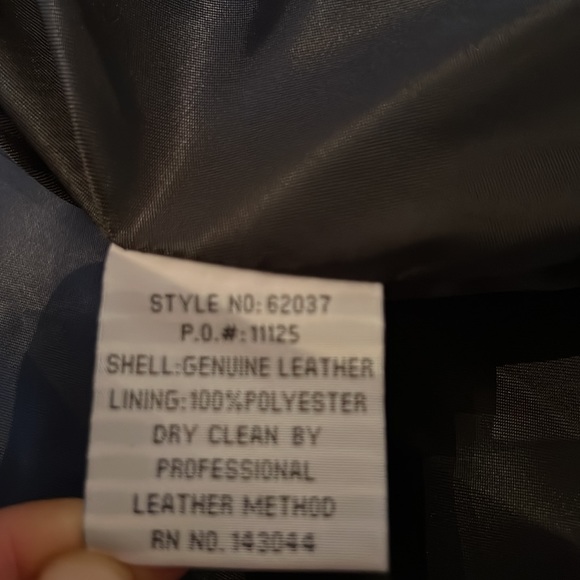 NWOT Cusp Black Leather Jacket Size XS! - Picture 8 of 9